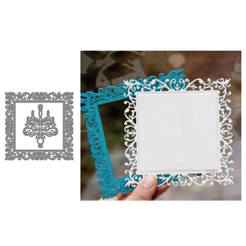 Metal Cutting Dies Rectangle Lace Frame Scrapbook Paper Craft Embossing Stencils Metal Cutting Dies Rectangle Lace Frame Scrapbook Paper Craft Embossing Stencils