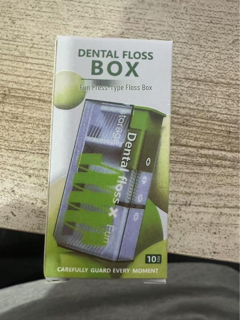 10-Piece Automatic Pop-Up Floss & Toothpick Storage Box