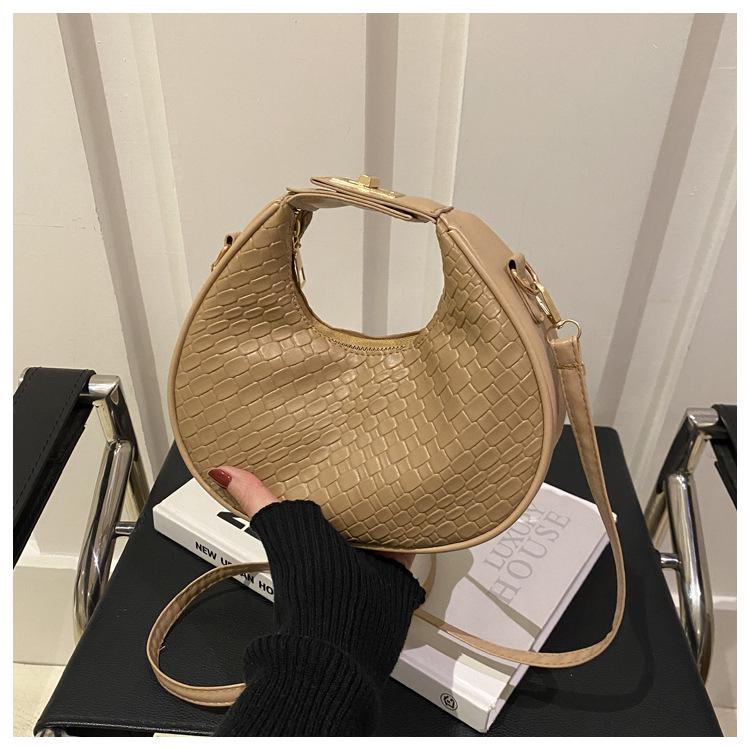 Nischendesign Mode 2024 Halbmond-Schultertasche - Damen Casual Handtasche & Umhängetasche