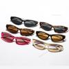 Sexy Cat Eye Punk Sunglasses Women  Luxury Brand Metal Sun Glasses For Ladies Retro Eyewear Travelling Shades