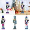 Weihnachts-Nussknacker-Figur Dekorationen Handwerk Sammlerstücke Figuren Feiertag