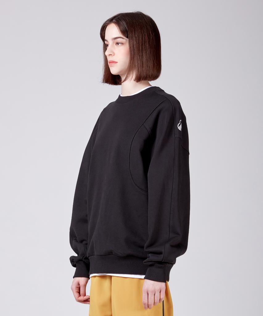 SSQR Unisex Embroidered Sweatshirt Zoc_02_Black_Medium