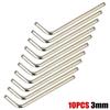 Convenient 10pcs L Type Hex Wrench Kit with Different Sizes for Any Task