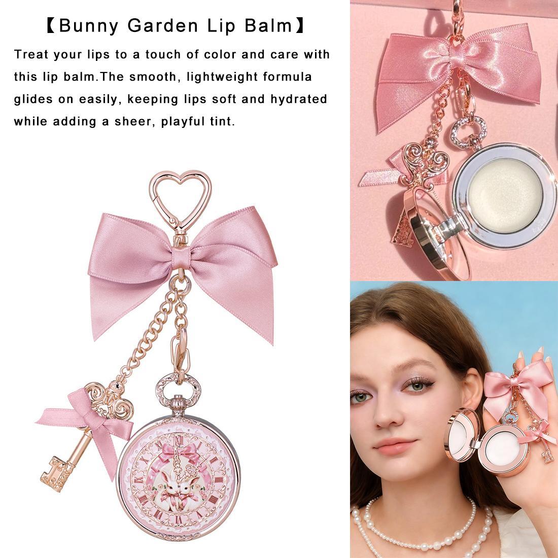 Flower Knows Cupid Sweetie Beer Gezichtspoeder met Vaste Parfum Highlighter Hanger Langdurige Draagbare Geur Make-up Decoratie