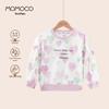 MOMOCO Girls' Full Print Round Neck Sweatshirt