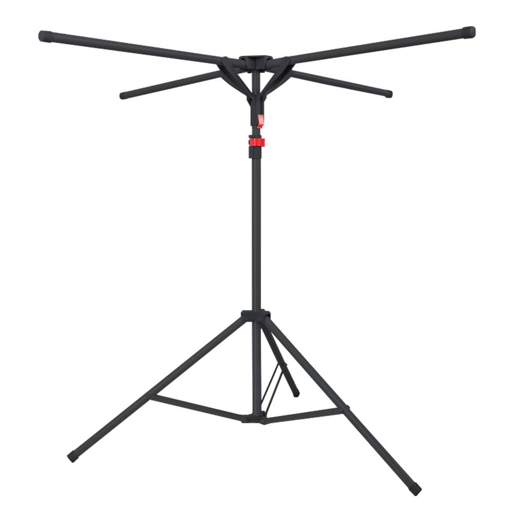 Tripod Clothes Drying Rack with 4 Poles Collapsable Clothes Rack Rotatable Arms Foldable Drying Rack for Indoor Outdoor