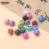14mm Candy Color Bells: DIY Single-Tone Painted Christmas Ornaments & Colorful Keychain Accessories