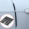 8pcs/set Car Door Side Edge Protector Strip Auto SUV Scrape Guard Bumper Handle Protective Cover Sticker Universal Auto Decal Interior Mirrors 6