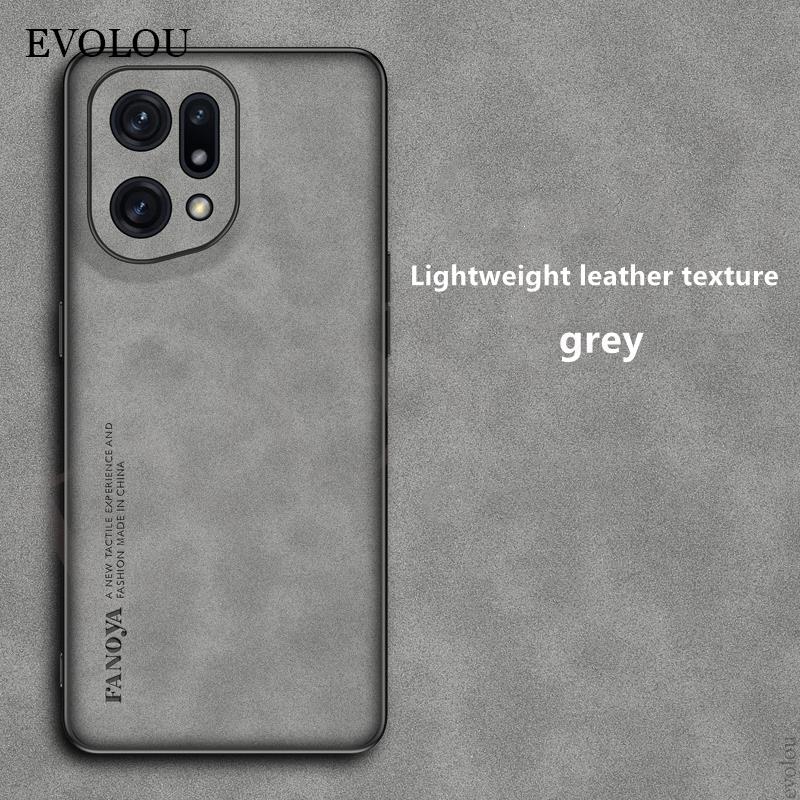 

For Oppo Find X5 Pro Case Sheepskin Leather Silicone Shockproof Bumper Cover for OPPO Find X5 X3 Lite X3Neo x7ultra Shell Oppo Find X3 Neo