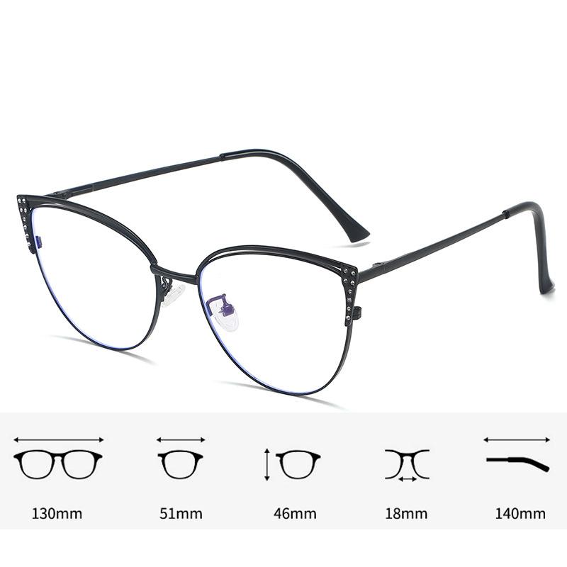 New Blue Light Blocking Glasses for Women Optical Spectacle Eye Protection Computer Eyeglasses Fashion Brand Designers Eyewear