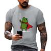Men's  Neck Short-Sleeve T-Shirt With American Political Print