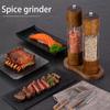 Dřevěný keramický mlýnek na koření Pepřový prášek mořská sůl Víceúčelový mlýnek Domácí víceúčelový kuchyňský nástroj