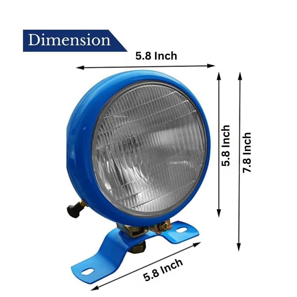 Tractor Work Lights 12V with Switch | Universal Plow Lamp for Mahindra Tractor Truck Trailer Pack of 1