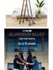 Multi-Function Thickened Carbon Steel Telescopic Ladder: Household A-Frame & Bamboo Joint Folding Engineering Ladder