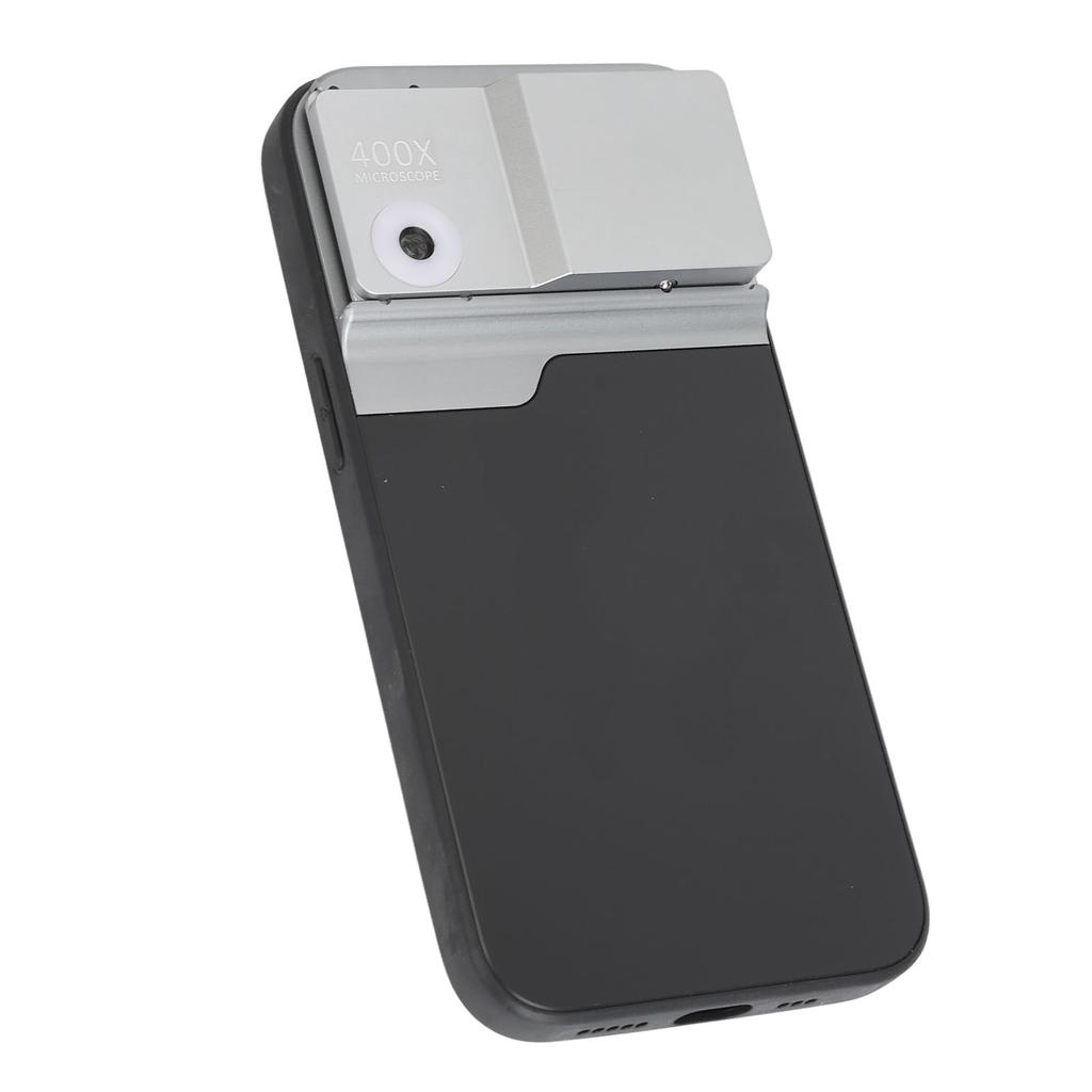 Cell Phone Microscope 400X Magnification Fill Light Design Easy Operation Microscope for Iphone