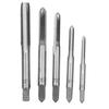 5pcs Manual Screw Thread Tap Tapper Set High Speed Steel Tap Tool M3 M4 M5 M6 M8  (Silver)