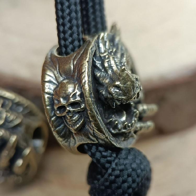 Portable Brass Dragon Pendant Practical Brass Dragon Pendant Designed For Outdoors Adventures And Crafting Projects