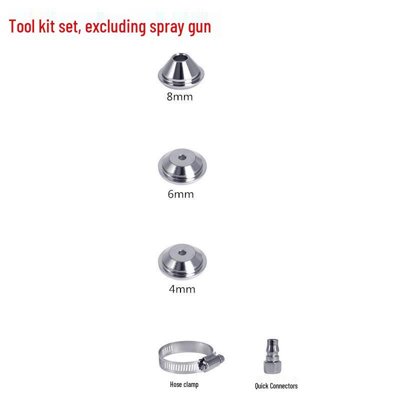 Elastic Texture King 3L Red Spray Gun for Exterior Wall Paint and Cement Mortar