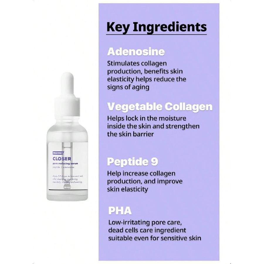 FRANKLY Duet Nawilżający: Heyday Serum & Closer Serum - 30 ml/Każdy | Potężna mieszanka peptydów, pantenolu, głębokie nawilżenie i korzyści przeciwstarzeniowe