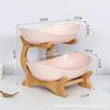 Creative Storage Wooden Fruit Plate Snack Storage Bracket Living Room Home Multi-layer Wardrobe Bread Candy Storage
