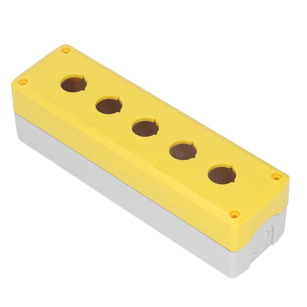 Push Button Box Control Station Case Switch Shell Waterproof Casing 5 Holes for Equipment