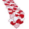 Valentines Day Table Cloth Engagement Party Background Decorations for Home Festival Dining Table Decorations