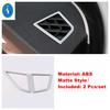 Matte Head Lights Lamp / AC Air Outlet / Water Cup Holder Cover Trim For VW Volkswagen Tharu / Taos 2018 -  Car Accessories