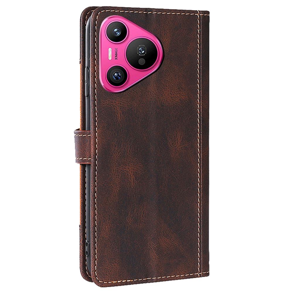 For Huawei Pura 70 Case Magnetic Buckle Leather Skin Feel Phone Cover