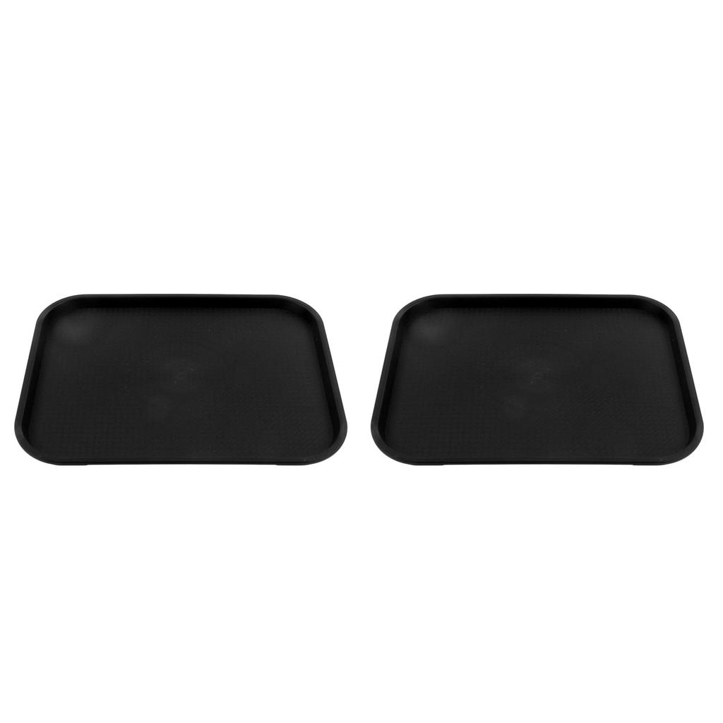 Food Service Tray Fast Food Tray Wide Applications Anti Slip Surfaces Rectangular for Restaurants for Dessert Shops for Cafes
