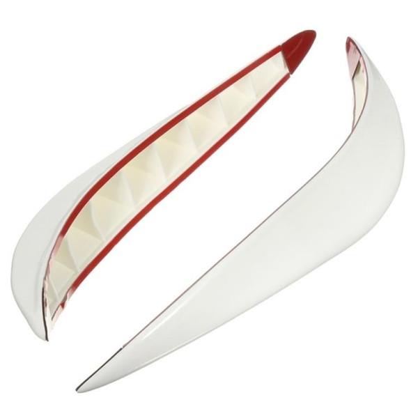 1 Pair Universal Car Rubber Bumper Corner Front Lower Lip Guard Anti-collision Protector