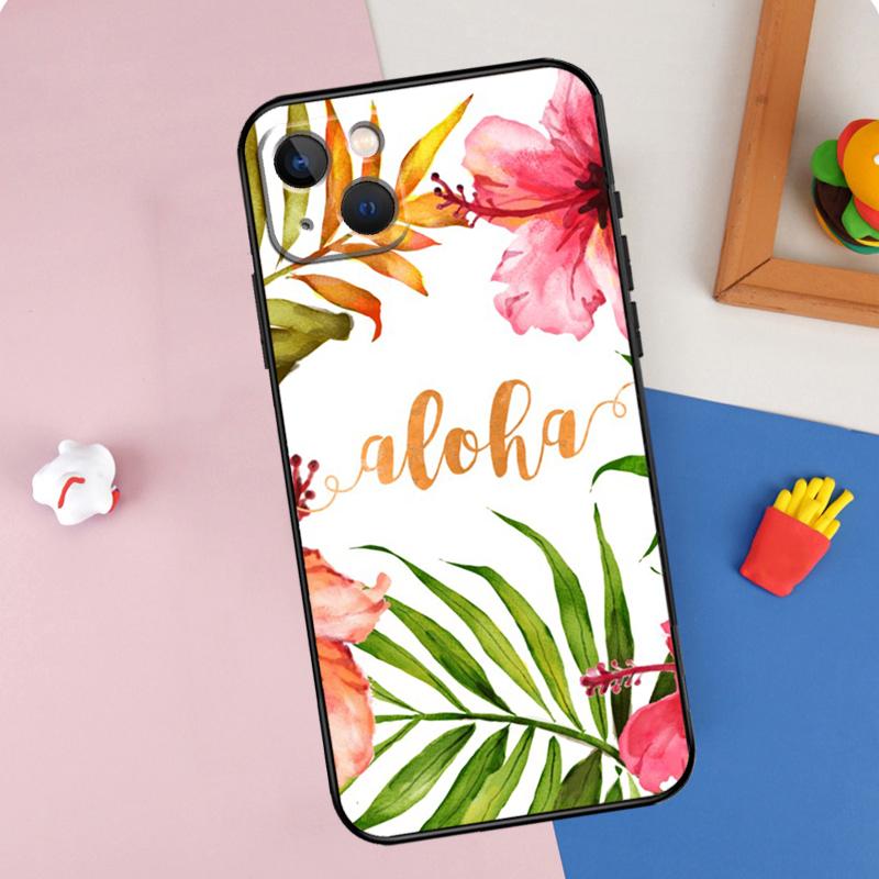 Hawaii Aloha Phone Case For iPhone 16 Pro Max 11 12 13 14 15 Pro Max Mini 16e 15 16 Plus XR Cover Shell
