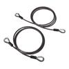 2 Pcs Trailer Gate Lift Cables with EZ Spring Clip High Strength Easy Installation Safe 125542 for Gorilla Trailer