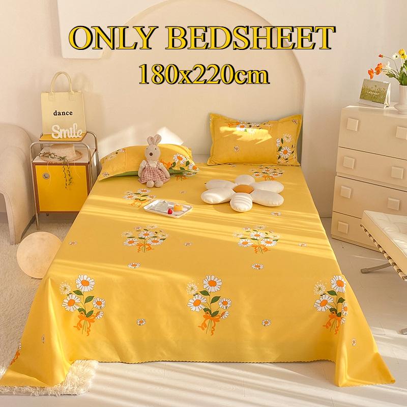 Bettlaken Hautfreundlich Gebürstet Verdickt Doppel Einzelbett Mehrspezifikationslaken für Alle Jahreszeiten