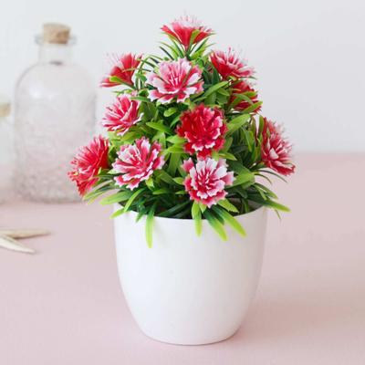 Fake Potted Plants Realistic Decorate Beautifying Chic Balcony Miniature Fake Potted Plants for Office