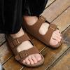 Men Sandals Summer Leather Men's Sandals Women Slippers Non-Slip Outdoor Beach Casual Shoes Zapatos Hombre Durable Luxury Shoes