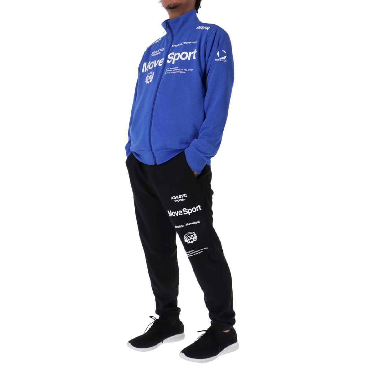 

Sweatshirt Top and Bottom Set Descente Authentic ST5SJG12M Purple Heather O Size [Move Sports] Men s Heather/Black