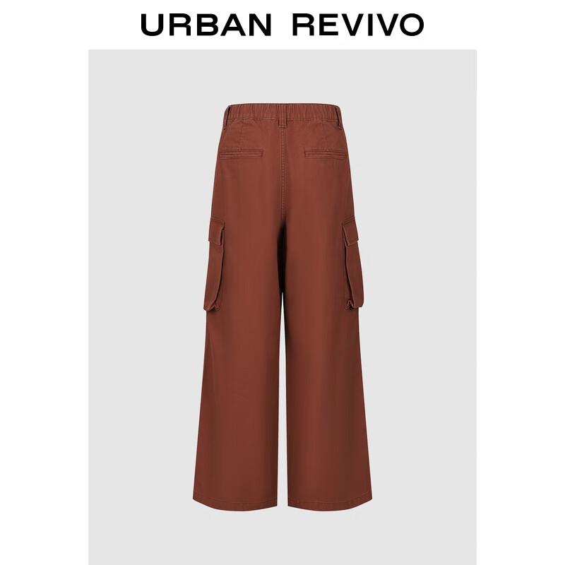 

UR 2025 Women s Pleated Wide-Leg Cotton Cargo Trousers 27