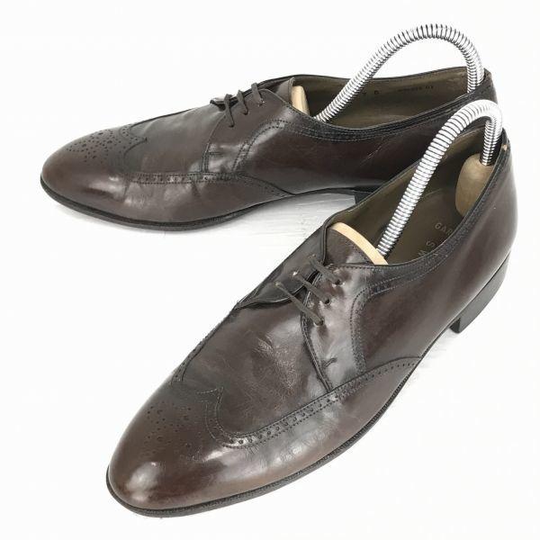 

BALLY кожаные оксфорды мужские 24.5 темно-коричневые деловые классические