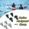 Sturdy Design Boat Marine Bumper Black Nylon Fender Clips Pontoon Mount  Marine Environment
