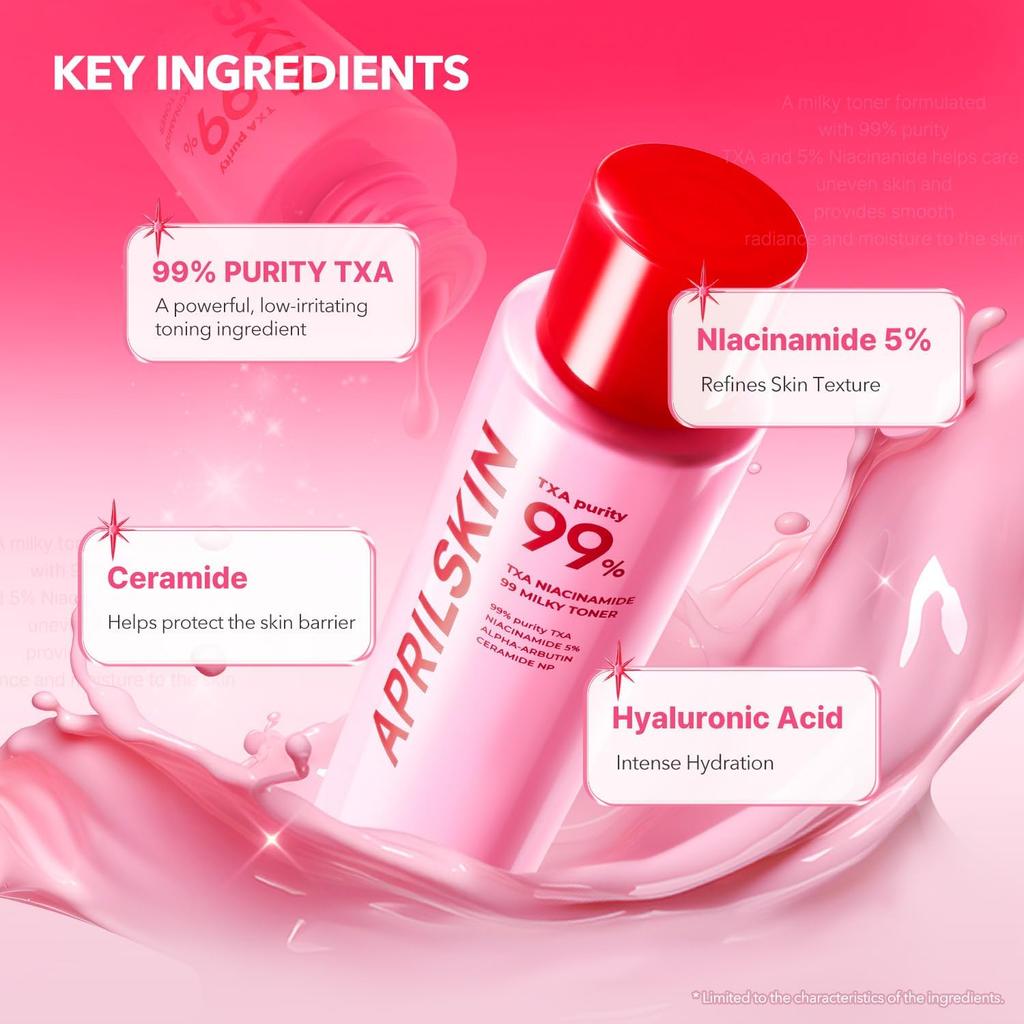 Aprilskin TXA Niacinamide 99 Milky Toner 150ml