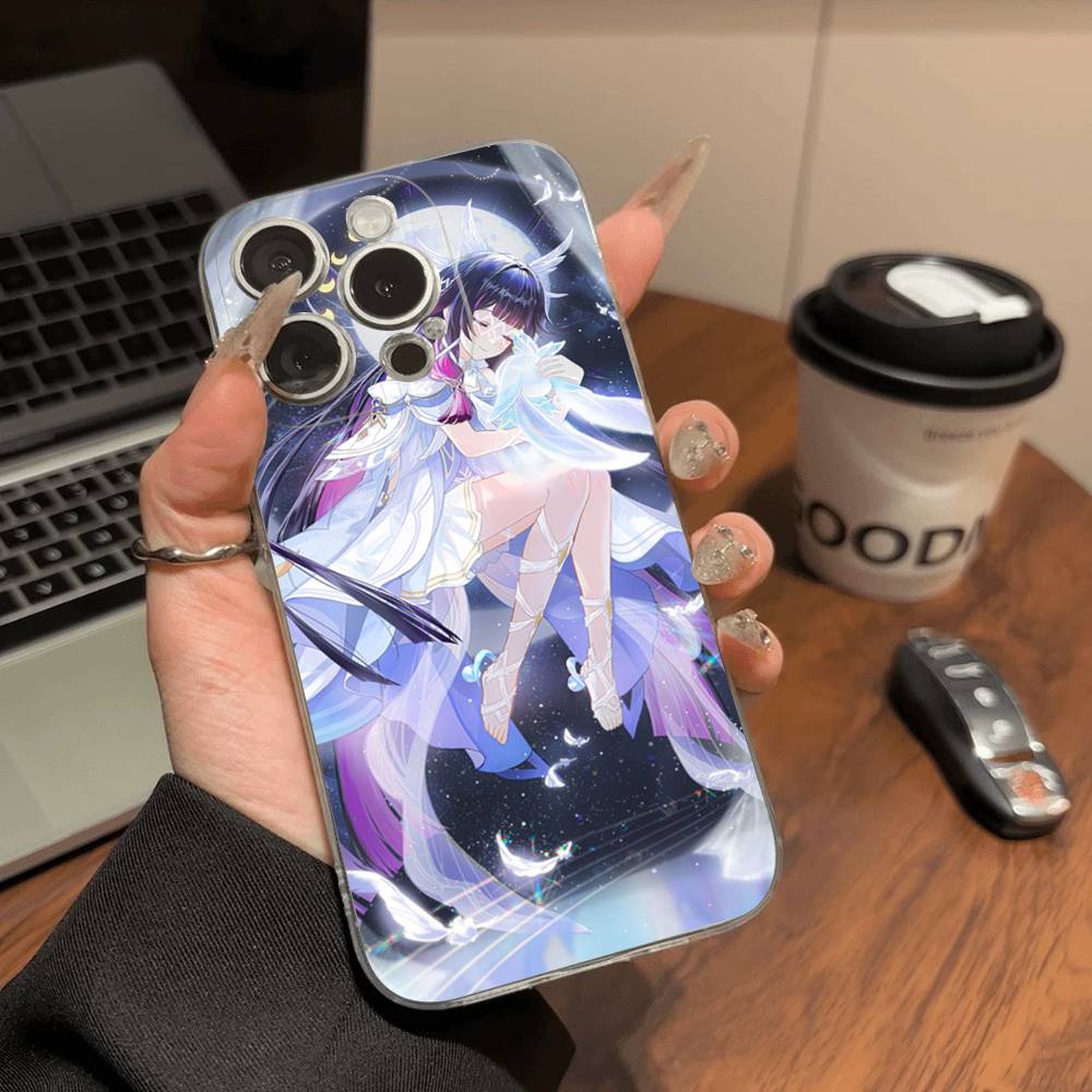 Genshin Impact Columbina Phone Case For IPhone 17 16 15 Plus 14 13 Mini 12 11 Pro Max Soft Shell Cover