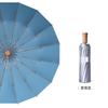 16 Bone Weather and Rain Umbrella Hand Open Folding Sunscreen Umbrella Three Fold Sun Umbrella