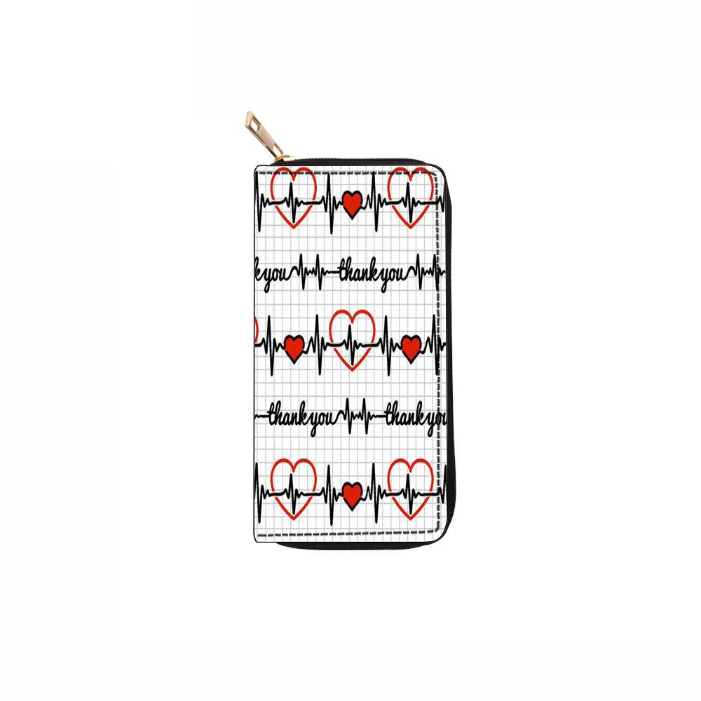 

Кошелек на молнии на День святого Валентина кошелек любви