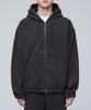Musinsa Standard Oversized Polar Fleece Hooded Zip-Up [Dark Gray]