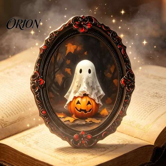 Soft Magnetic Office Whiteboard Items Retro Gothic Halloween Refrigerator Magnet, Distressed Oval Photo Frame Frige Magnets, Dark Reusable Festive
