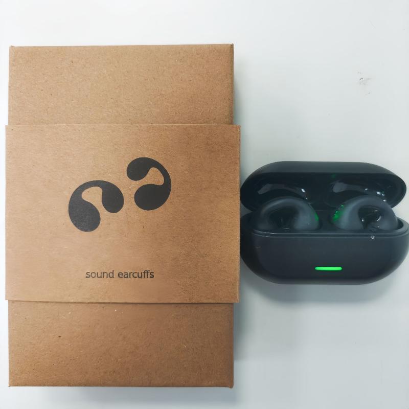 T75 Fone Bluetooth Headset 5.3 Wireless Bone Conduction Headphones Clip Ear Music Noise Canceling Hd Call Sports Gaming Earphone