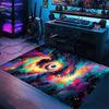 Starry Sky Carpet Esports Room Fashion Design Non-Slip Floor Mat for Kids Playroom Living Room Bedroom Gaming Room Home Decor