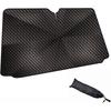 Sunshade Graphite Umbrella M Size 1350x750mm Black Generic Car Sunshade
