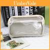 Korean Style Large Capacity Canvas Pencil Bag With Seethrough Window For Students And Professionals