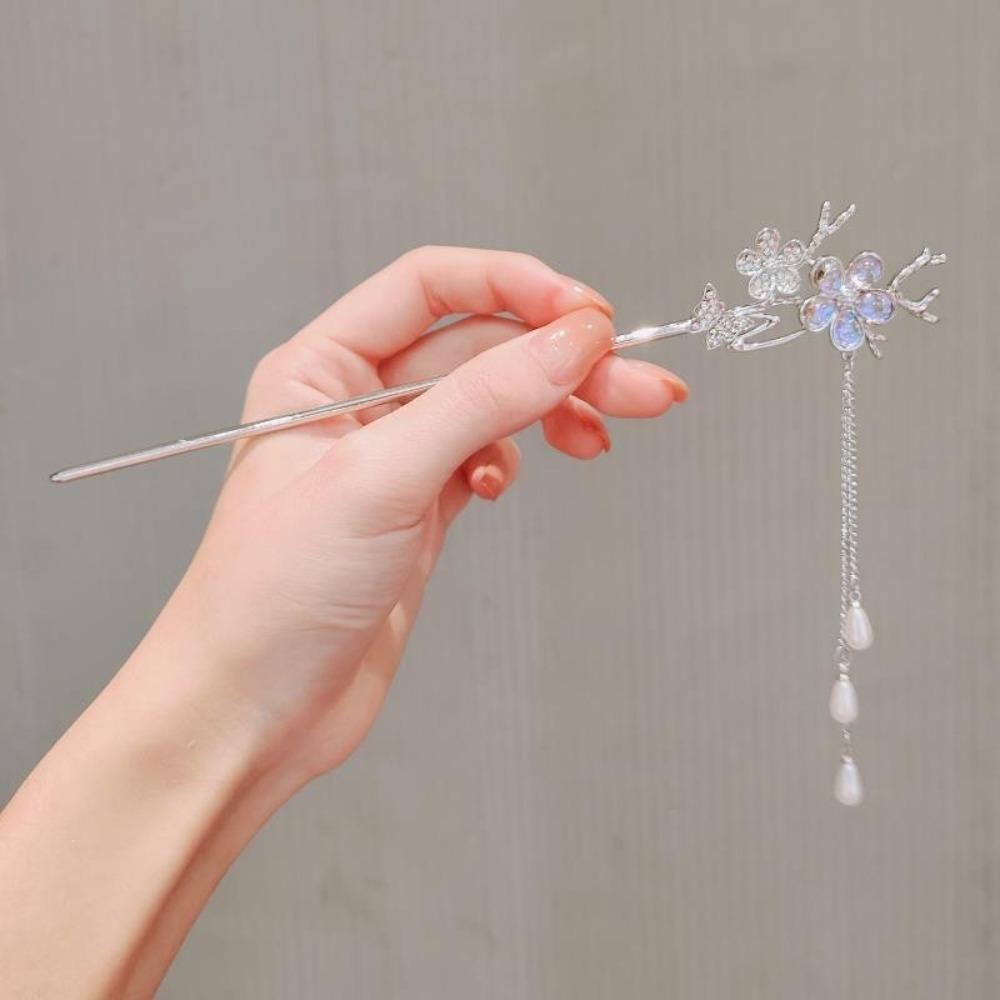 Chinese Style Hair Stick Ancient Style Metal Hair Sticks High-end Hair Insert  Fashion